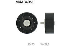 Vratna/vodici kladka, klinovy zebrovy remen SKF VKM 34061