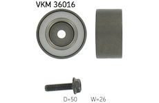 Vratna/vodici kladka, klinovy zebrovy remen SKF VKM 36016