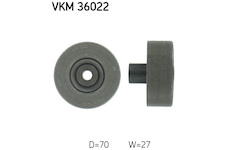 Vratna/vodici kladka, klinovy zebrovy remen SKF VKM 36022