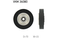 Vratna/vodici kladka, klinovy zebrovy remen SKF VKM 36080