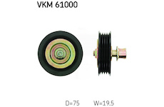 Vratna/vodici kladka, klinovy zebrovy remen SKF VKM 61000