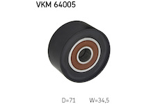 Vratna/vodici kladka, klinovy zebrovy remen SKF VKM 64005
