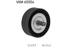 Vratna/vodici kladka, klinovy zebrovy remen SKF VKM 65054