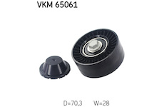 Vratna/vodici kladka, klinovy zebrovy remen SKF VKM 65061