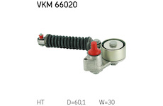 Napinaci kladka, zebrovany klinovy remen SKF VKM 66020