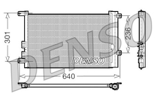 Kondenzátor, klimatizace DENSO DCN01016