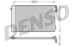 Kondenzátor, klimatizace DENSO DCN05011