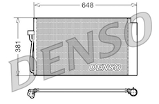 Kondenzátor, klimatizace DENSO DCN05017