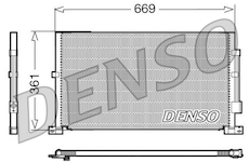 Kondenzátor, klimatizace DENSO DCN10012