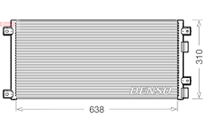 Kondenzátor, klimatizace DENSO DCN12006