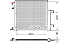 Kondenzátor, klimatizace DENSO DCN15006