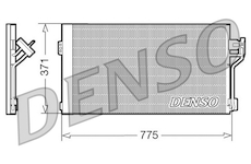 Kondenzátor, klimatizace DENSO DCN17050