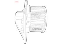 vnitřní ventilátor DENSO DEA02001