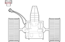 vnitřní ventilátor DENSO DEA05009