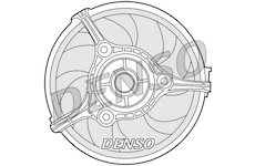 Větrák, chlazení motoru DENSO DER02002