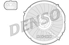 Větrák, chlazení motoru DENSO DER02003
