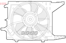 Větrák, chlazení motoru DENSO DER37003