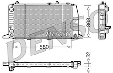 Chladič, chlazení motoru DENSO DRM02011