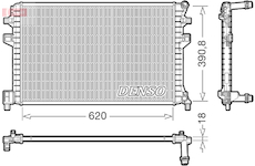 Chladič, chlazení motoru DENSO DRM02018