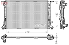 Chladič, chlazení motoru DENSO DRM02021