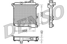 Chladič, chlazení motoru DENSO DRM09003