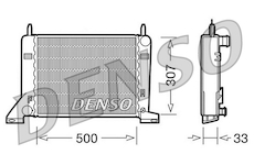 Chladič, chlazení motoru DENSO DRM10022