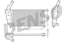 Chladič, chlazení motoru DENSO DRM13006