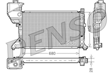 Chladič, chlazení motoru DENSO DRM17015