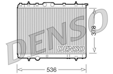 Chladič, chlazení motoru DENSO DRM21030