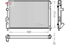 Chladič, chlazení motoru DENSO DRM23034