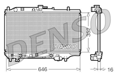 Chladič, chlazení motoru DENSO DRM44005