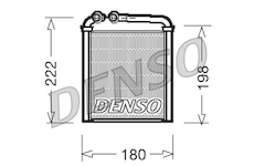 Výměník tepla, vnitřní vytápění DENSO DRR32005