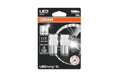 Autožárovka - Osram LED 21/5W 7528DWP-02B 6000K 12V BAY15d 2ks