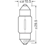 Zarovka, svetlo pro cteni (interier vozidla) OSRAM 6438