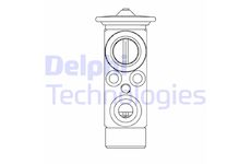 Expanzní ventil, klimatizace DELPHI CB1021V