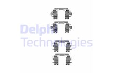 Sada prislusenstvi, oblozeni kotoucove brzdy DELPHI LX0298