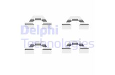 Sada prislusenstvi, oblozeni kotoucove brzdy DELPHI LX0430