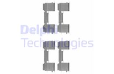 Sada prislusenstvi, oblozeni kotoucove brzdy DELPHI LX0478