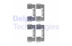 Sada prislusenstvi, oblozeni kotoucove brzdy DELPHI LX0551