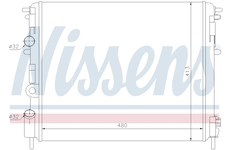 Chladič, chlazení motoru NISSENS 63809