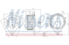 vnitřní ventilátor NISSENS 87128