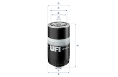 Olejový filtr UFI 23.156.03