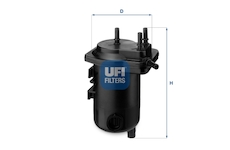 palivovy filtr UFI 24.013.00