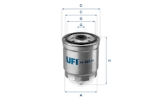 palivovy filtr UFI 24.350.00