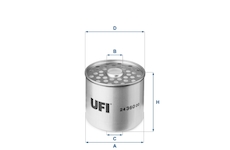 palivovy filtr UFI 24.360.00