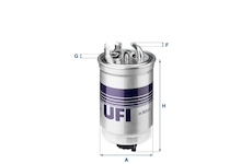 palivovy filtr UFI 24.365.01