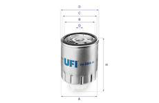 palivovy filtr UFI 24.384.00