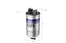 palivovy filtr UFI 24.391.00