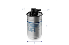 palivovy filtr UFI 24.424.00