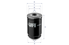 palivovy filtr UFI 24.525.00